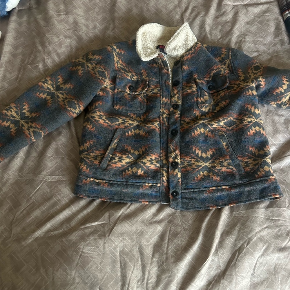 Rock & Roll  Women's Aztec Sherpa Jacket